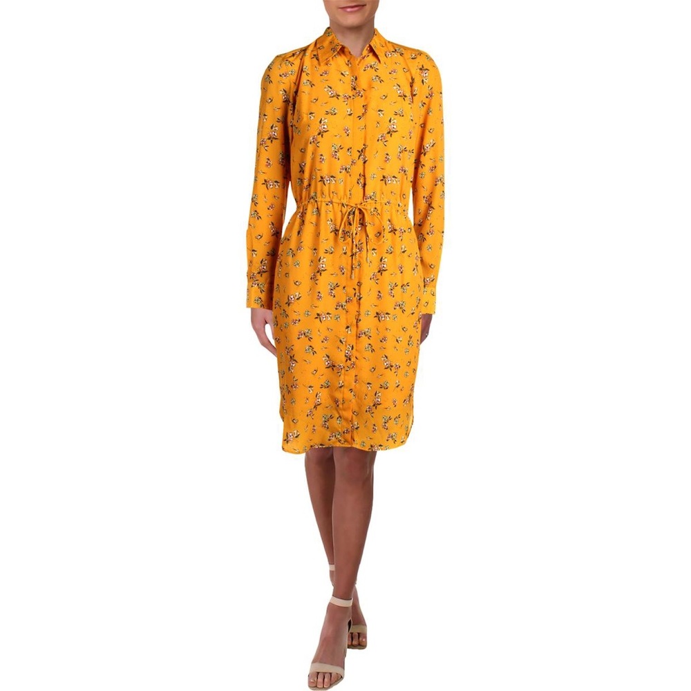 ✅Ralph Lauren Floral Print Shirt Dress New-missing tag